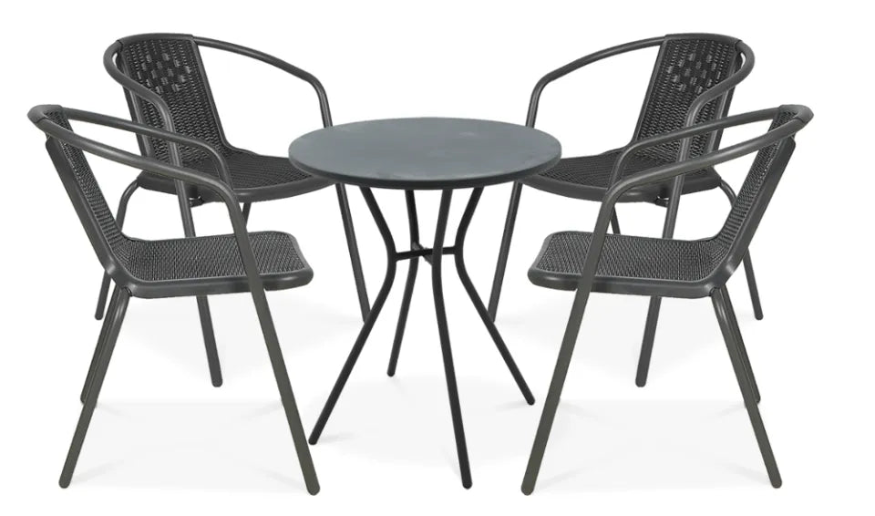 Balkona komplekts Simpy 4+ 1 grafīts - N1 Home