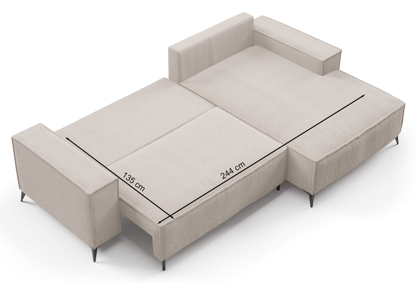 Dīvāns Hendrik 294/81/185 cm Aragon 03