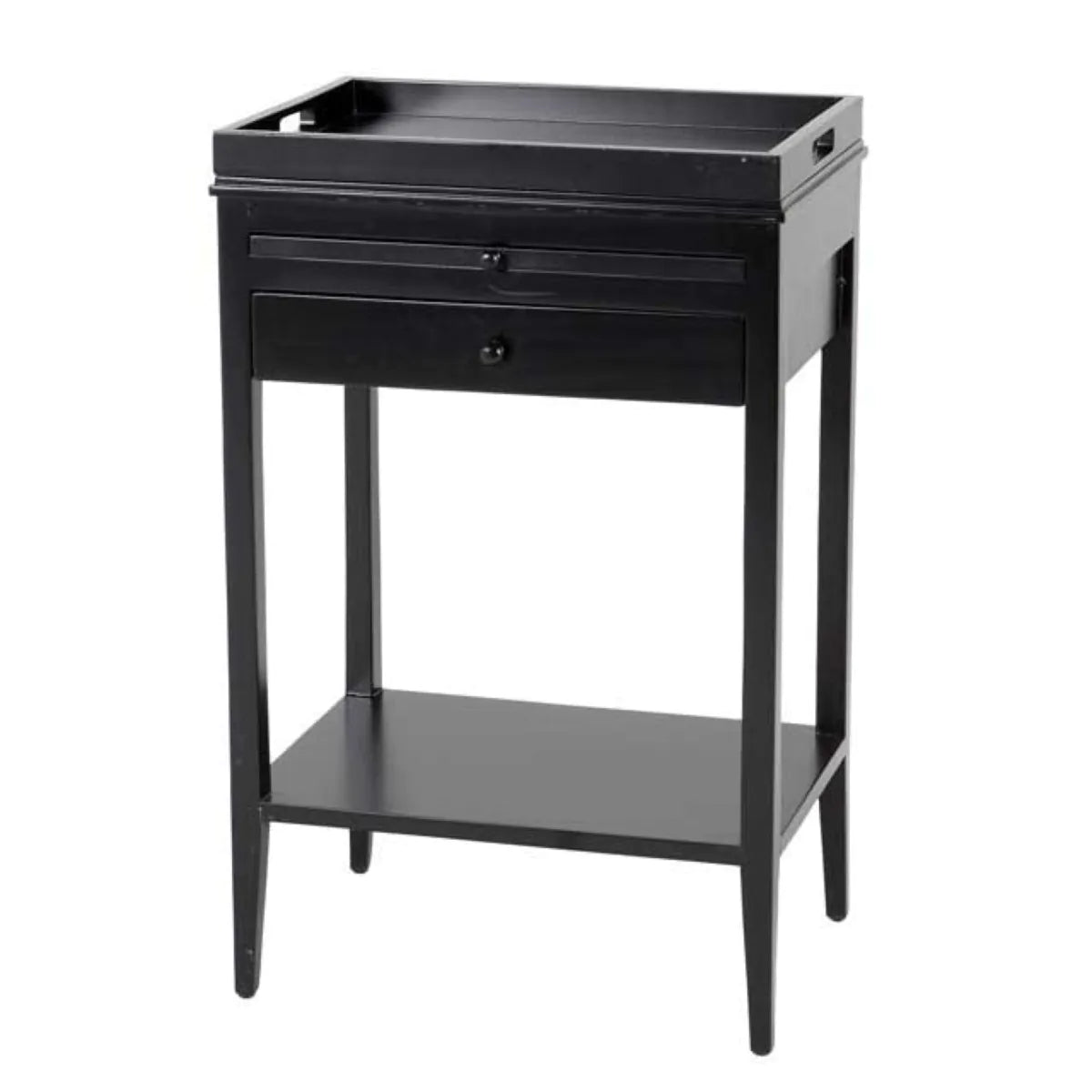 Naktsskapis Broomer Eichholtz 36/52/82 cm melns