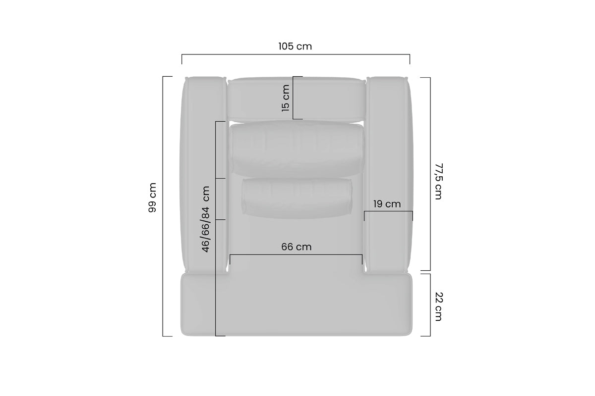 Krēsls AUSTIN 105/76-93/99 zaļs - N1 Home