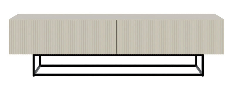 TV skapis Velda 175/46/31 cm bēšs/melns - N1 Home