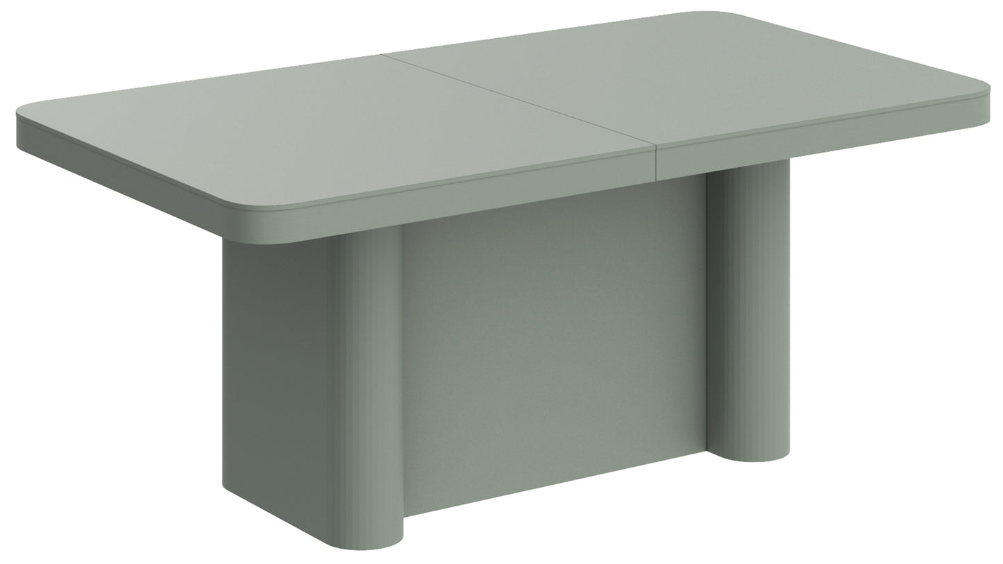 Galds Porto 160-412/100/75 cm zaļs - N1 Home