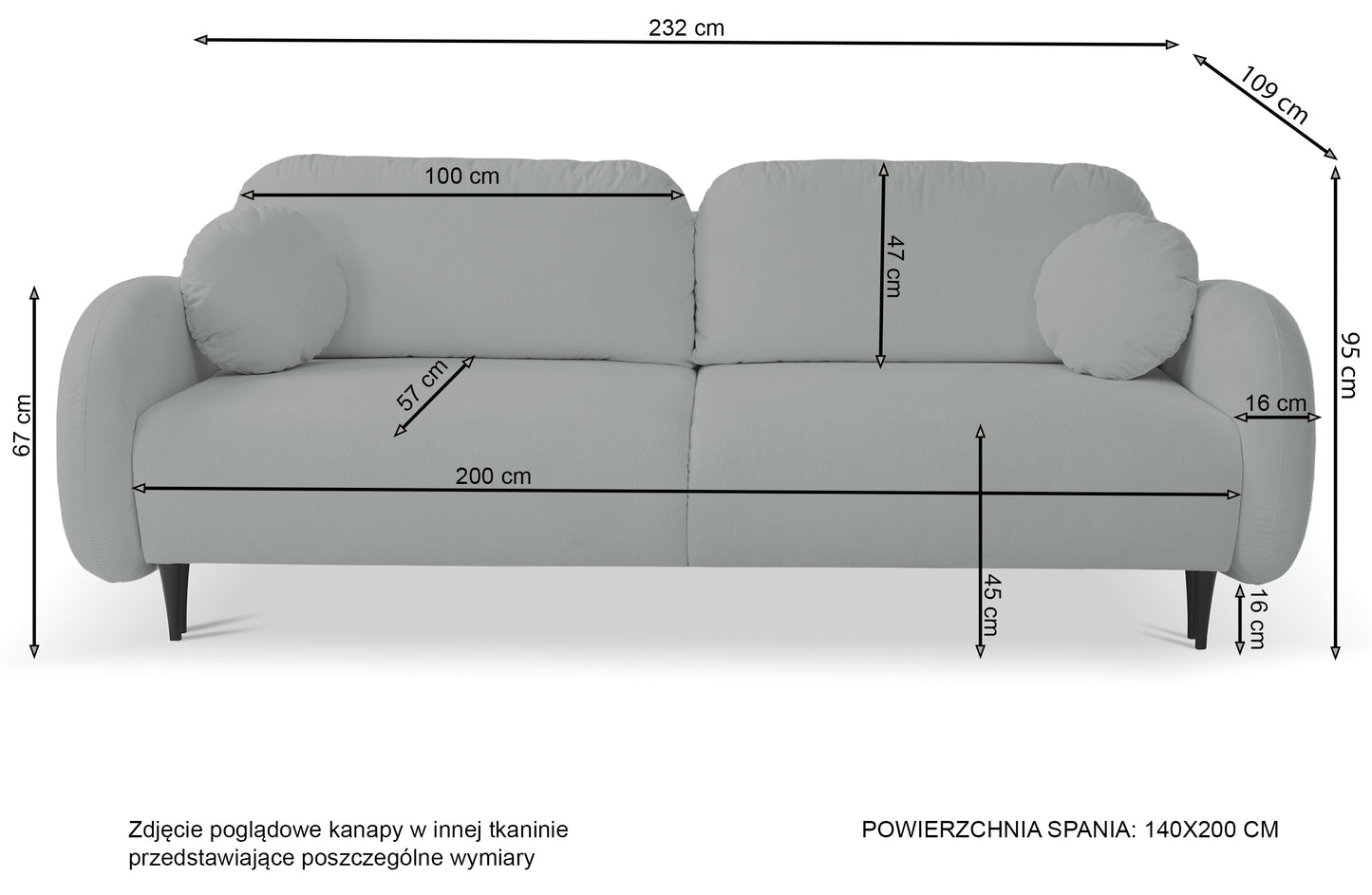 FRABA Izvelkamais dīvāns ar gulēšanas funkciju, veļas konteineru, gaiši pelēks velvets - N1 Home