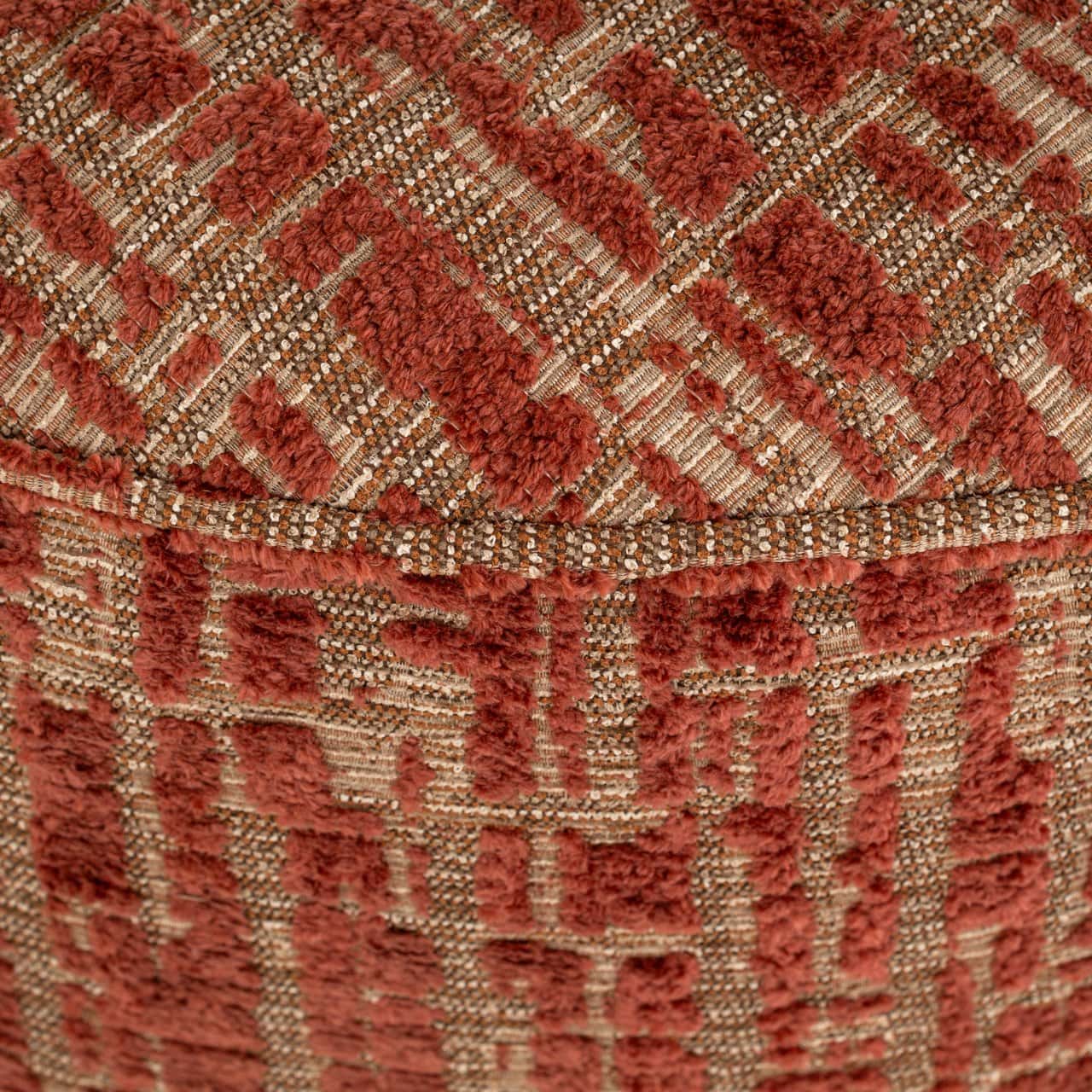 Pufs Lexie Richmond Interiors 70/70/43 cm terra