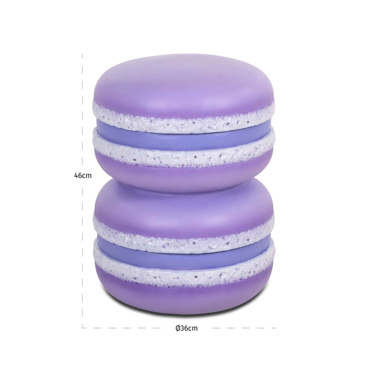 Kafijas galds Macarons Richmond Interiors 37/46/37 cm purple