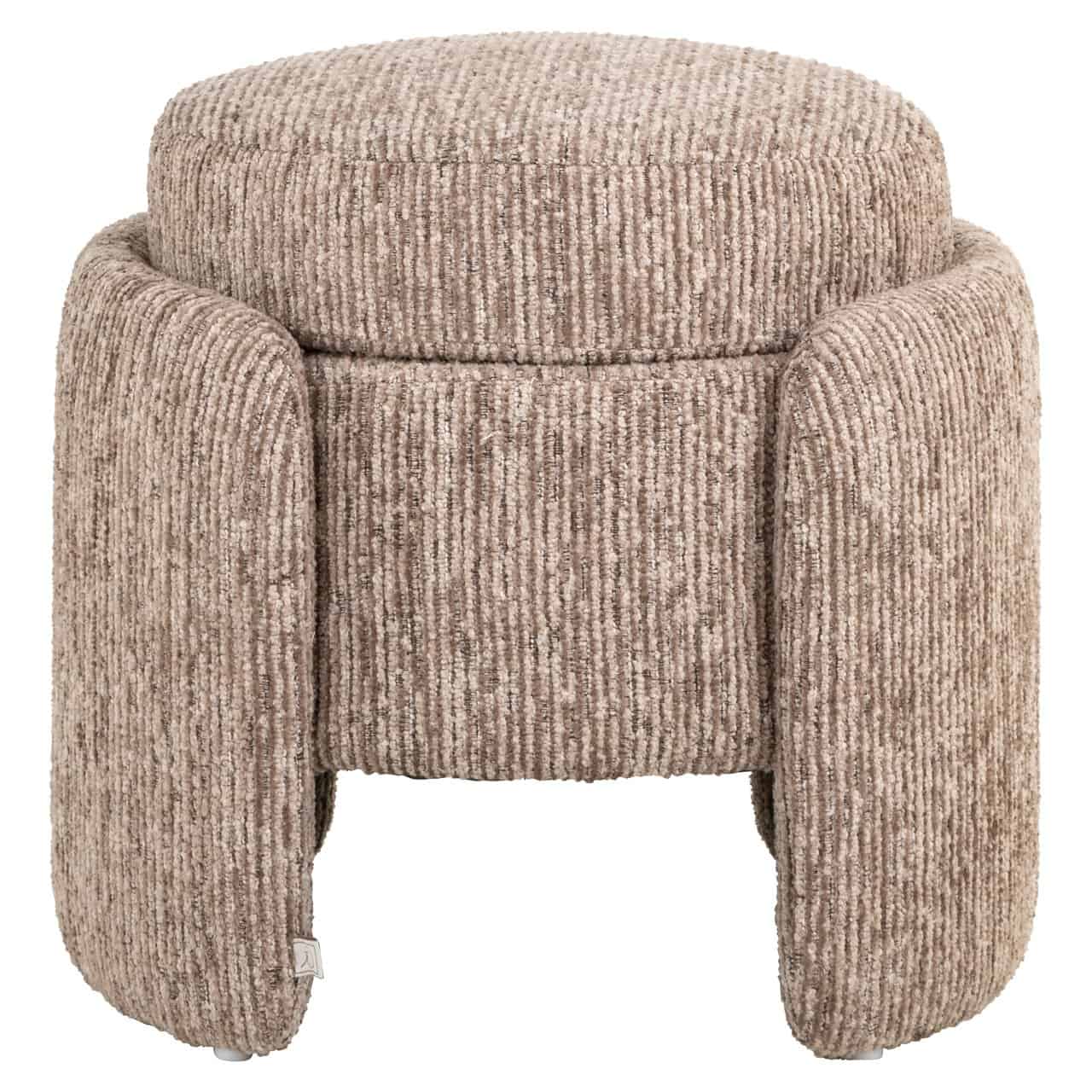 Pufs Cupid Richmond Interiors 51/43/47 cm mocca linear with storage