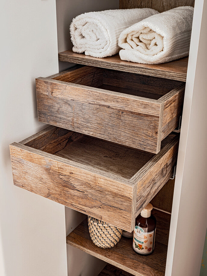 Vannas istaba skapīs Sant 35/160/33 cm taupe - N1 Home