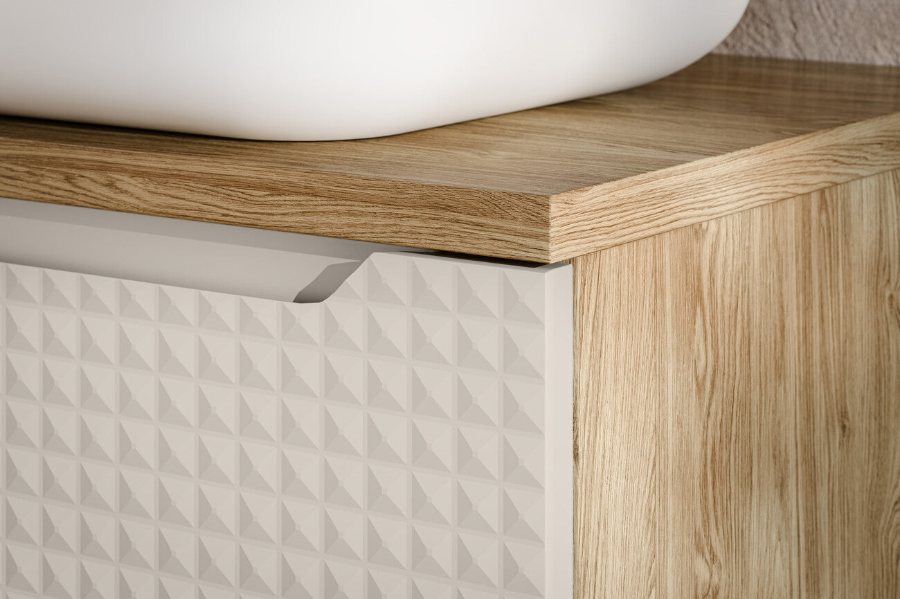 Vannas istabas mēbeļu komplekts Lukso K 70 cm kašmirs - N1 Home