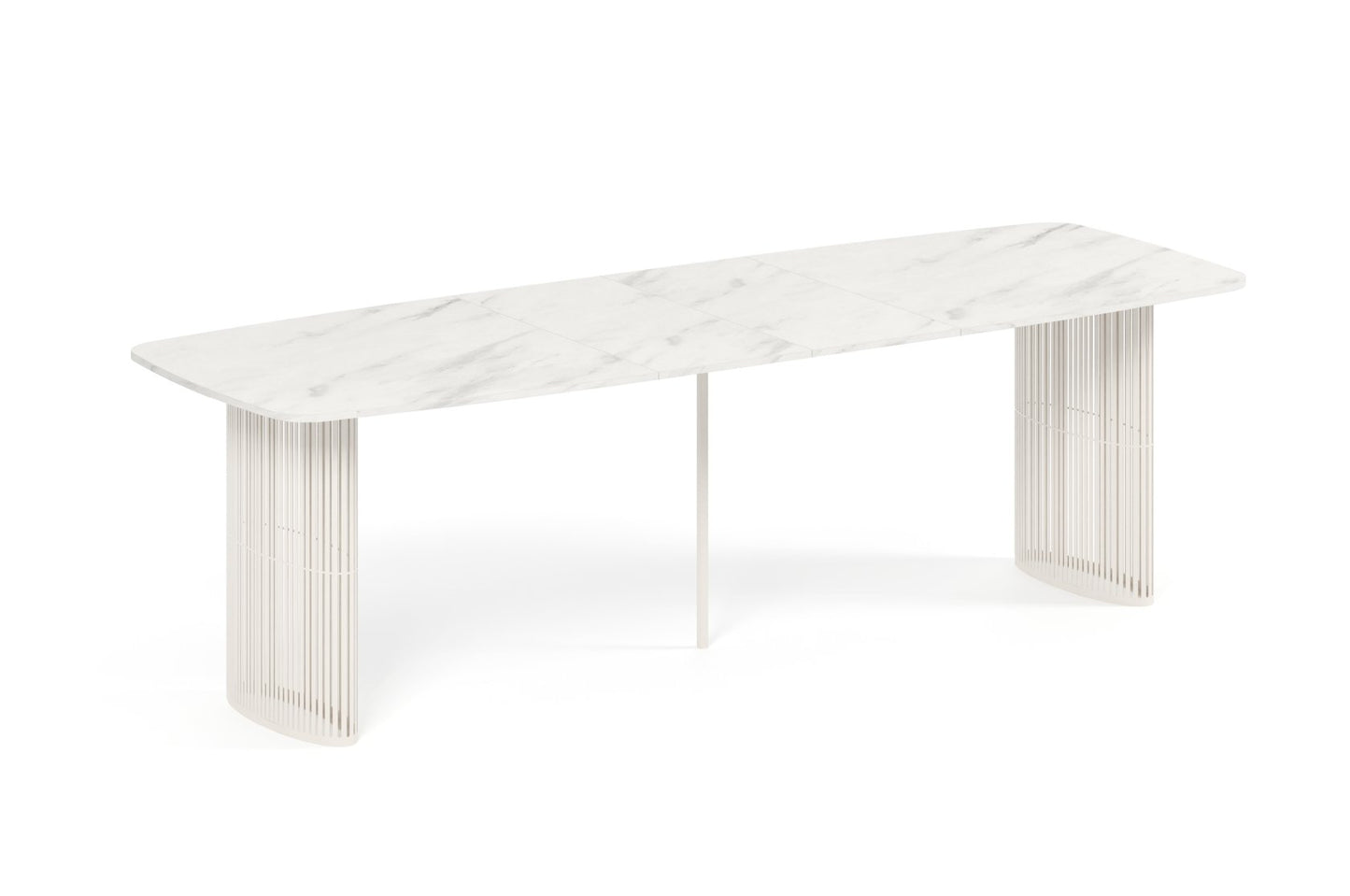 Galds Arco 160;180;200/76/90 cm Marmur bianko/kašmirs