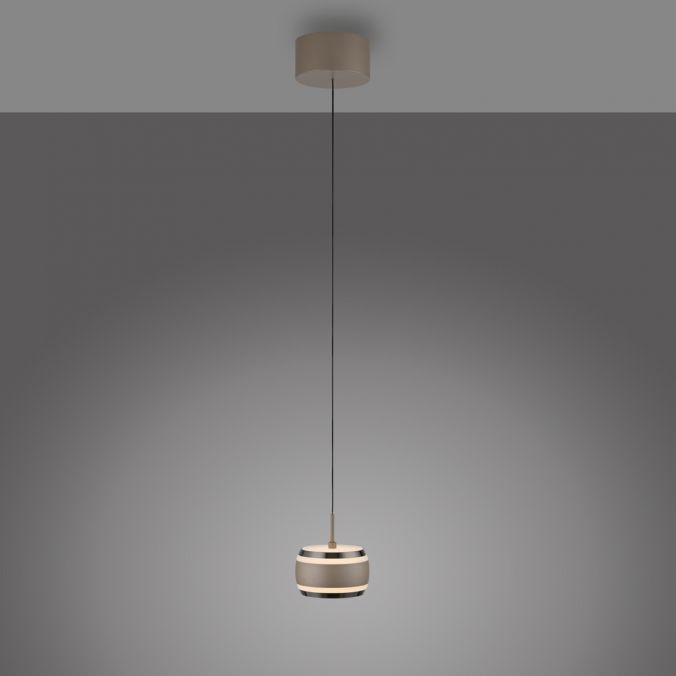 Piekaramā lampa PURE Falling Rings 200/13/13 cm bronzas tumšais hroms