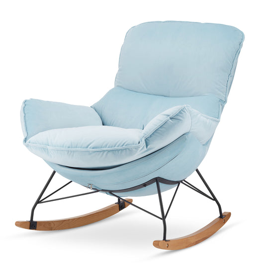 Krēsls Dot Design Berco samta 100 × 80 × 95 cm debesjums zils - N1 Home