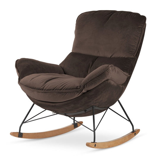 Krēsls Dot Design Berco samta 100 × 80 × 95 cm brūns - N1 Home