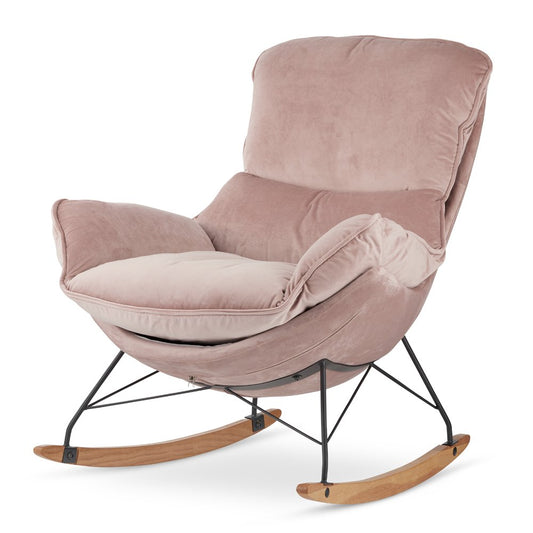 Krēsls Dot Design Berco samta 100 × 80 × 95 cm rozā - N1 Home