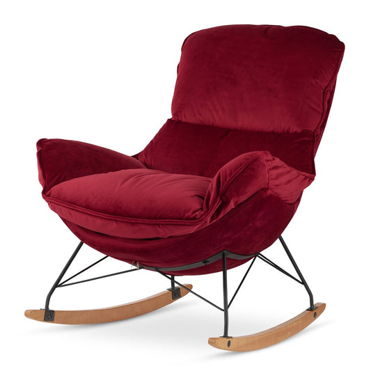 Krēsls Dot Design Berco samta 100 × 80 × 95 cm sarkans - N1 Home