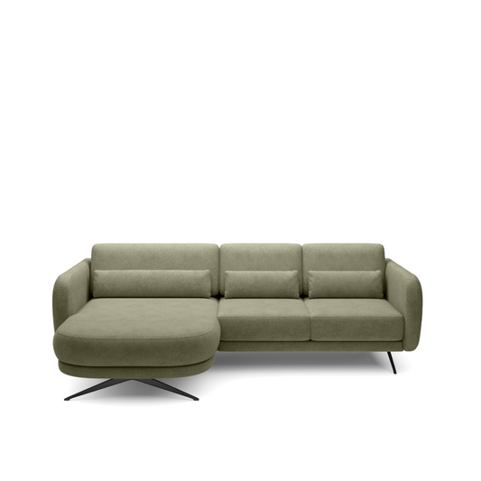 Dīvāns ALLURE 260/177/111 zaļš