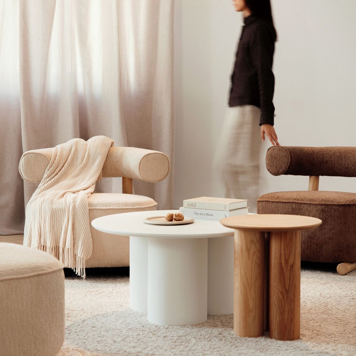 Krēsls Vitof 72/81/67 cm ekru