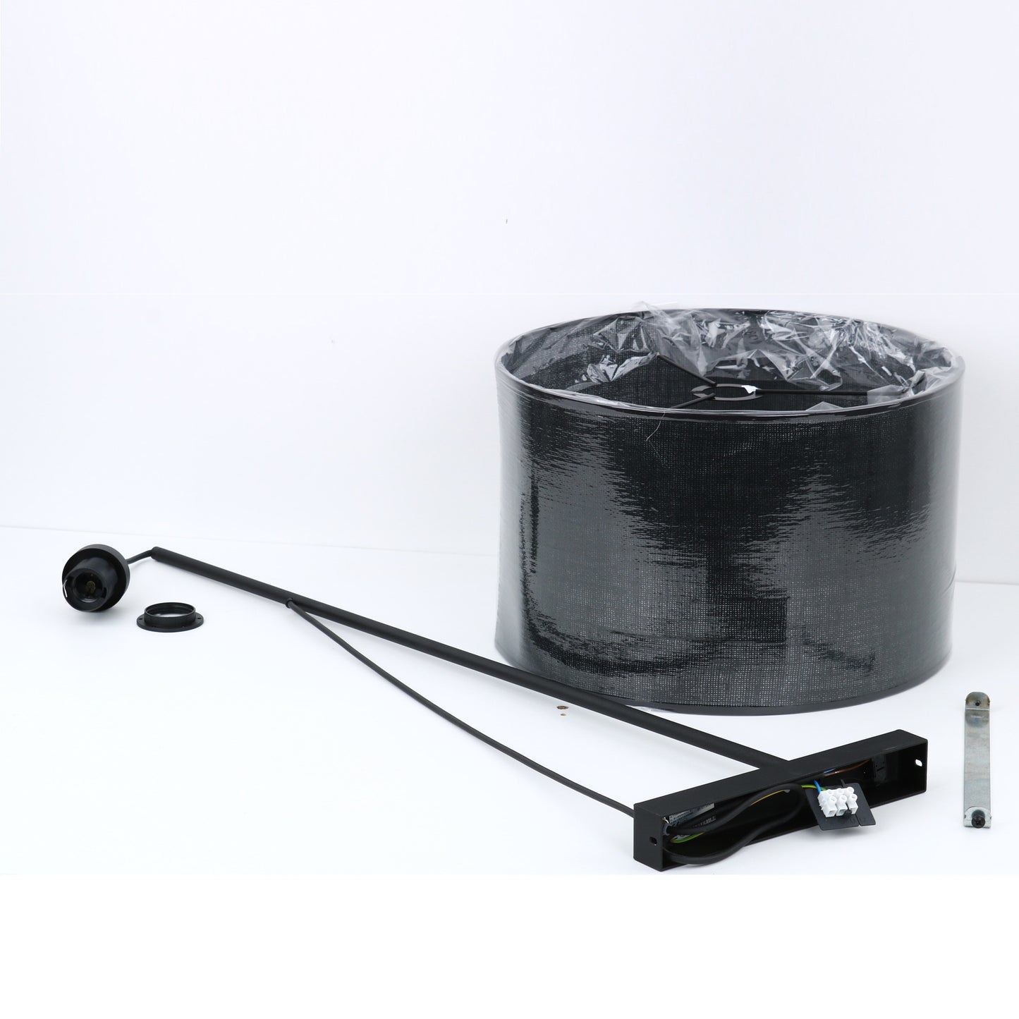 Sienas lampa Glori 380 × 1000 × 400 mm melns - N1 Home