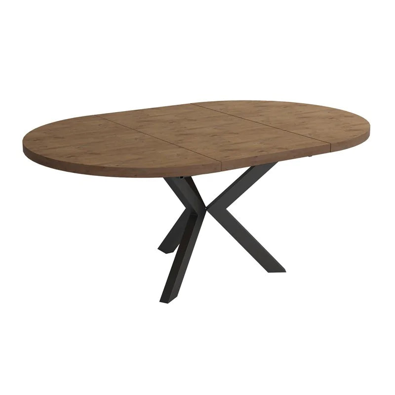 Galds Rona 100-138/76 cm Tumšais Lefkas ozols - N1 Home