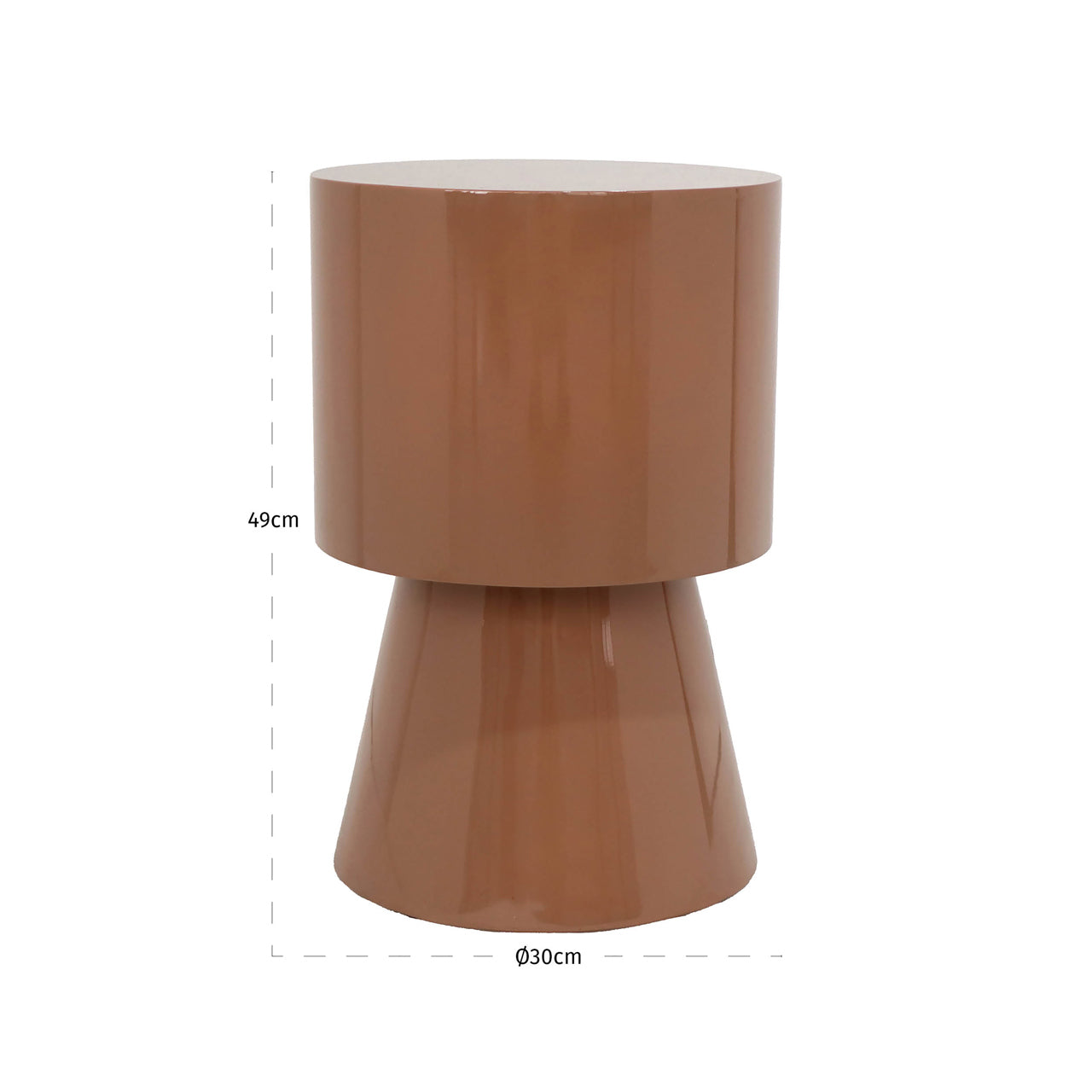 Kafijas galds Liza Richmond Interiors 49/30/30 cm mocha mousse