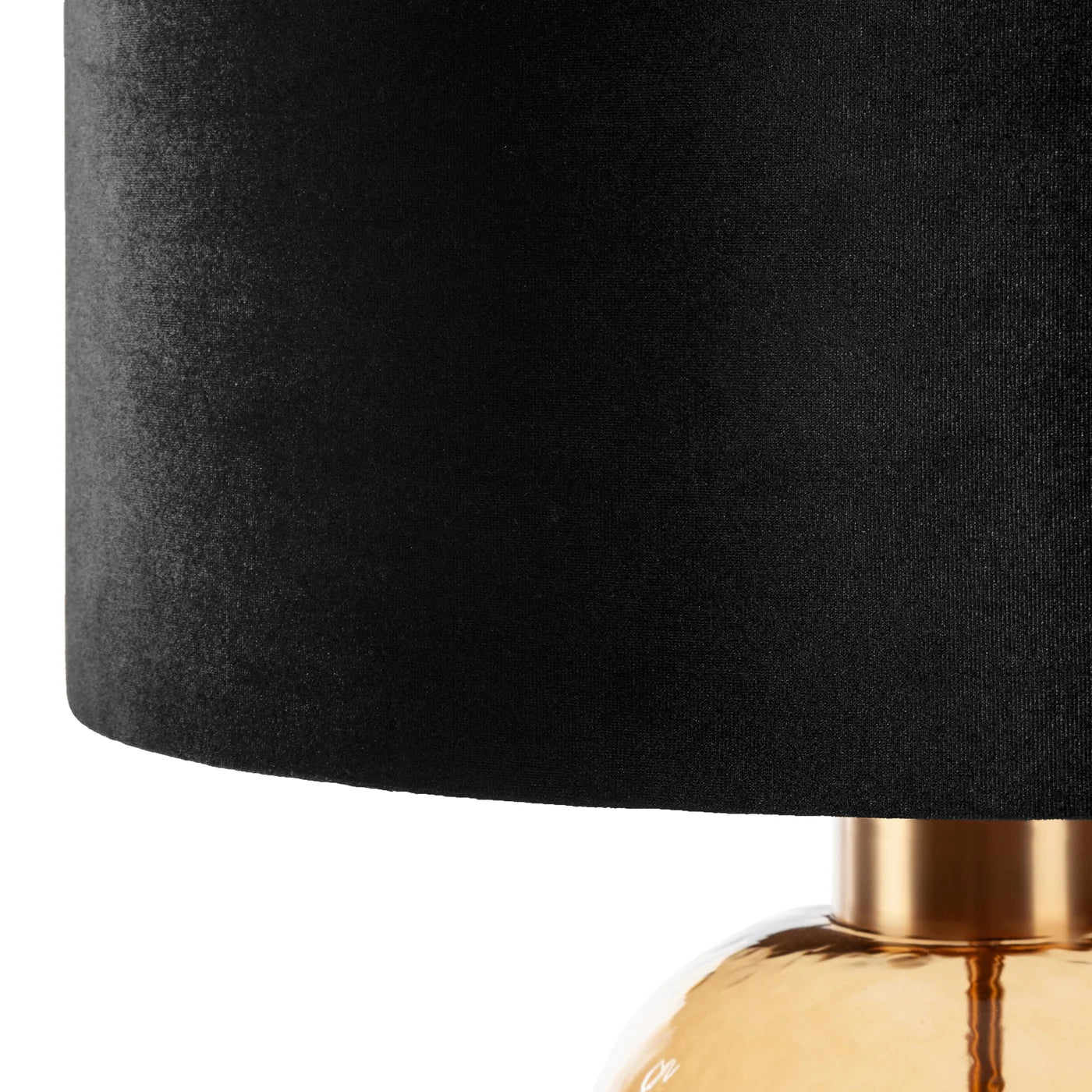 Galda lampa Nel 46 x 69 cm melns, tumšs zelts - N1 Home