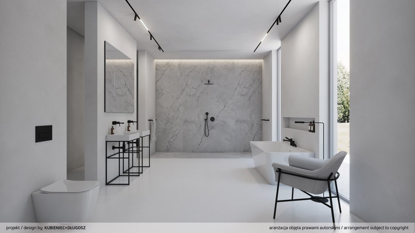 Iebūvēts izlietnes maisītājs Arnika 252 mm nero - N1 Home