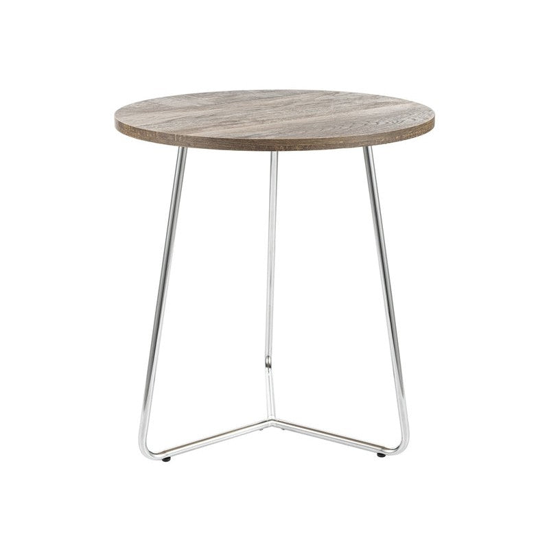 AL kafijas galdiņš valrieksts, hroms 45x45 cm - N1 Home