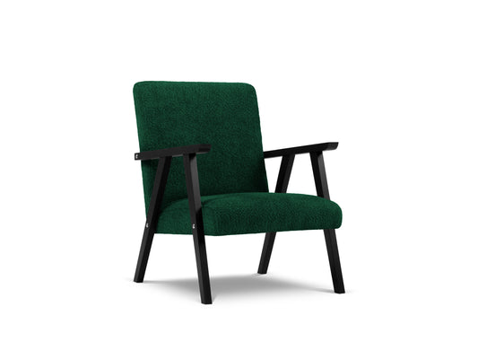 Atzveltnes krēsls Cosmopolitan Design Warsaw 79x59x78 cm zaļs - N1 Home