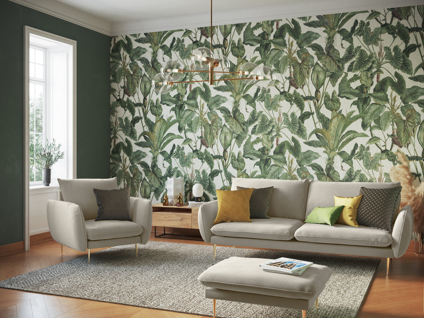 Atzveltnes krēsls Cosmopolitan Design Vienna 97x94x95 cm bēšs - N1 Home