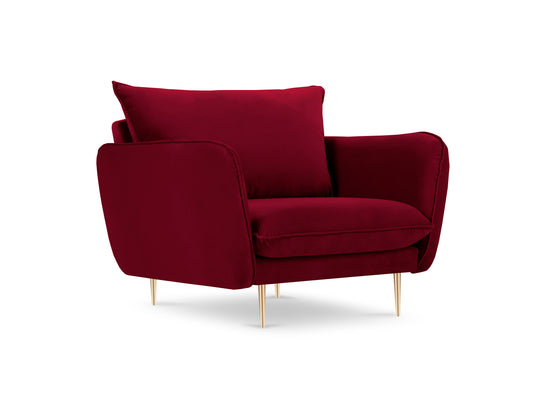Atzveltnes krēsls  Cosmopolitan Design Vienna 97x94x95 cm bordo - N1 Home
