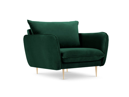 Atzveltnes krēsls Cosmopolitan Design  Vienna 97x94x95 cm tumši zaļs - N1 Home
