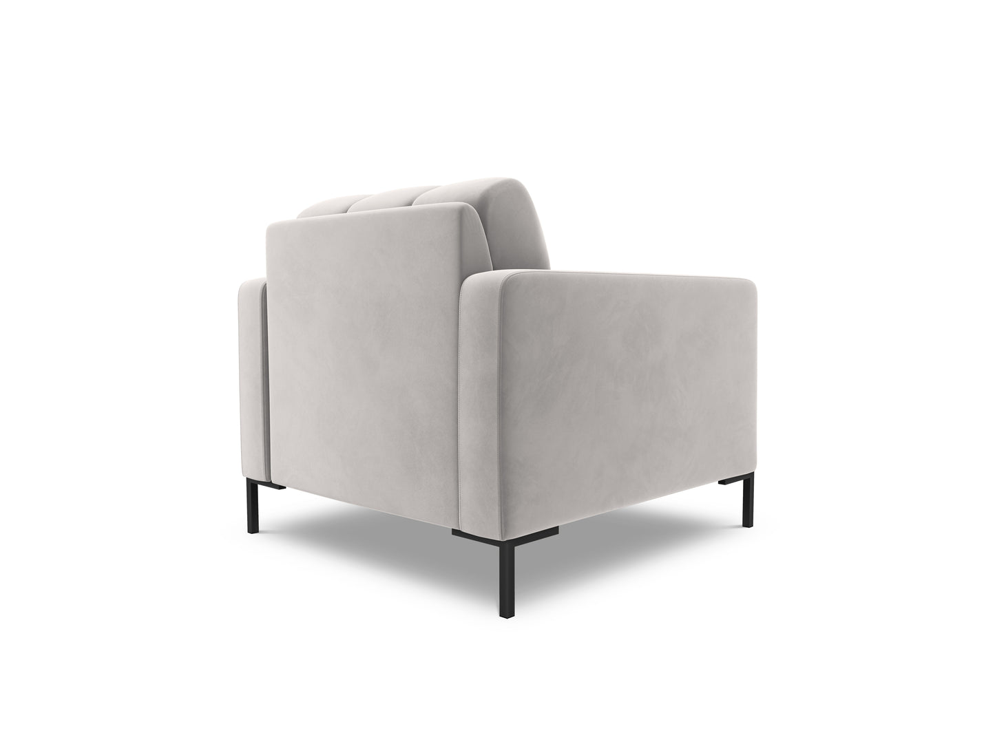 Atzveltnes krēsls Cosmopolitan Design Bali 87x92x75 cm  gaiši pelēks - N1 Home