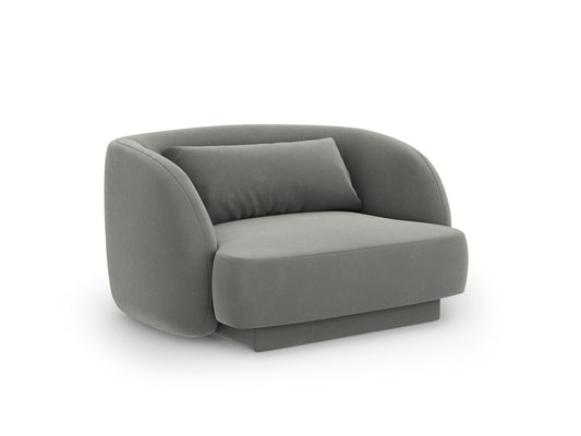 Atzveltnes krēsls Cosmopolitan Design Tulum 109x85x74 gaiši pelēks - N1 Home