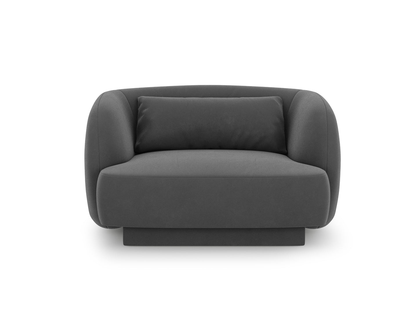 Atzveltnes krēsls Cosmopolitan Design Tulum 109x85x74 tumši pelēks - N1 Home