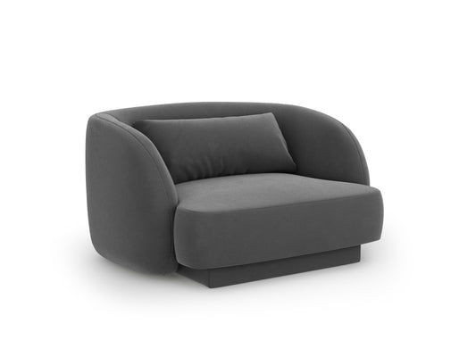 Atzveltnes krēsls Cosmopolitan Design Tulum 109x85x74 tumši pelēks - N1 Home