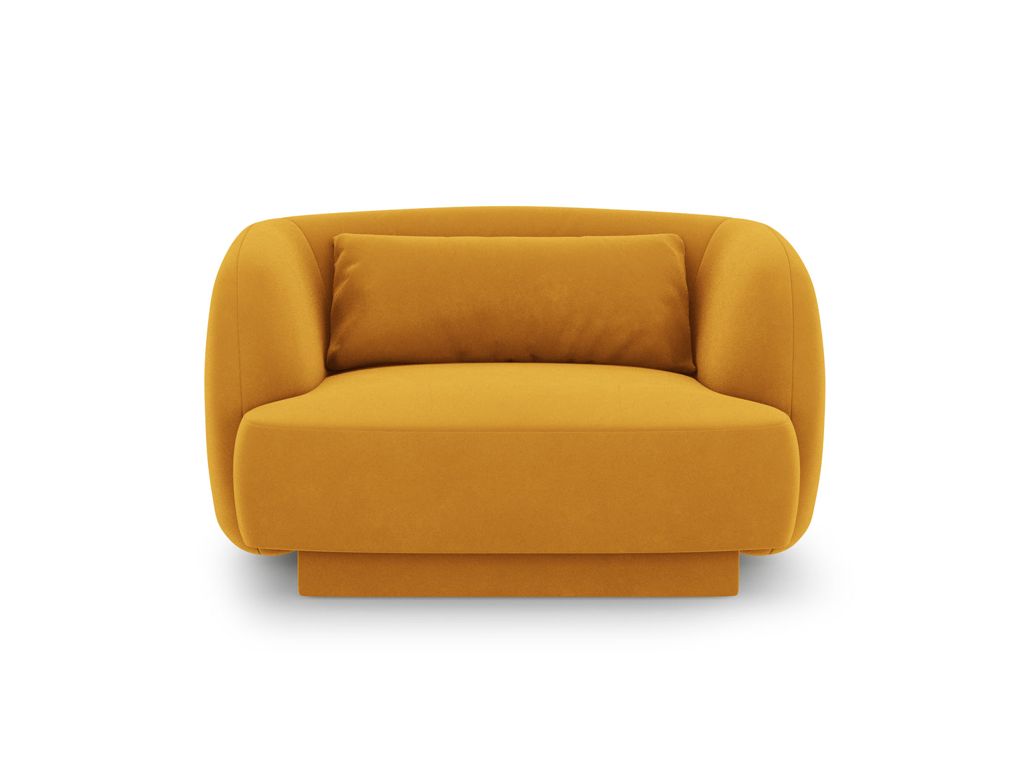 Atzveltnes krēsls Cosmopolitan Design Tulum 109x85x74 sinepes - N1 Home