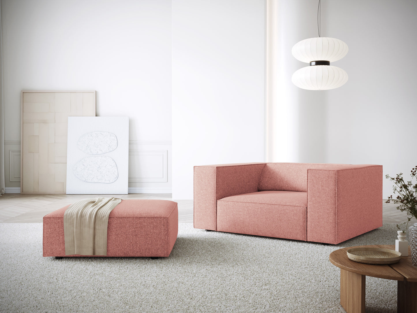 Sols Cosmopolitan Design Arendal 102x80x40 cm rozā - N1 Home