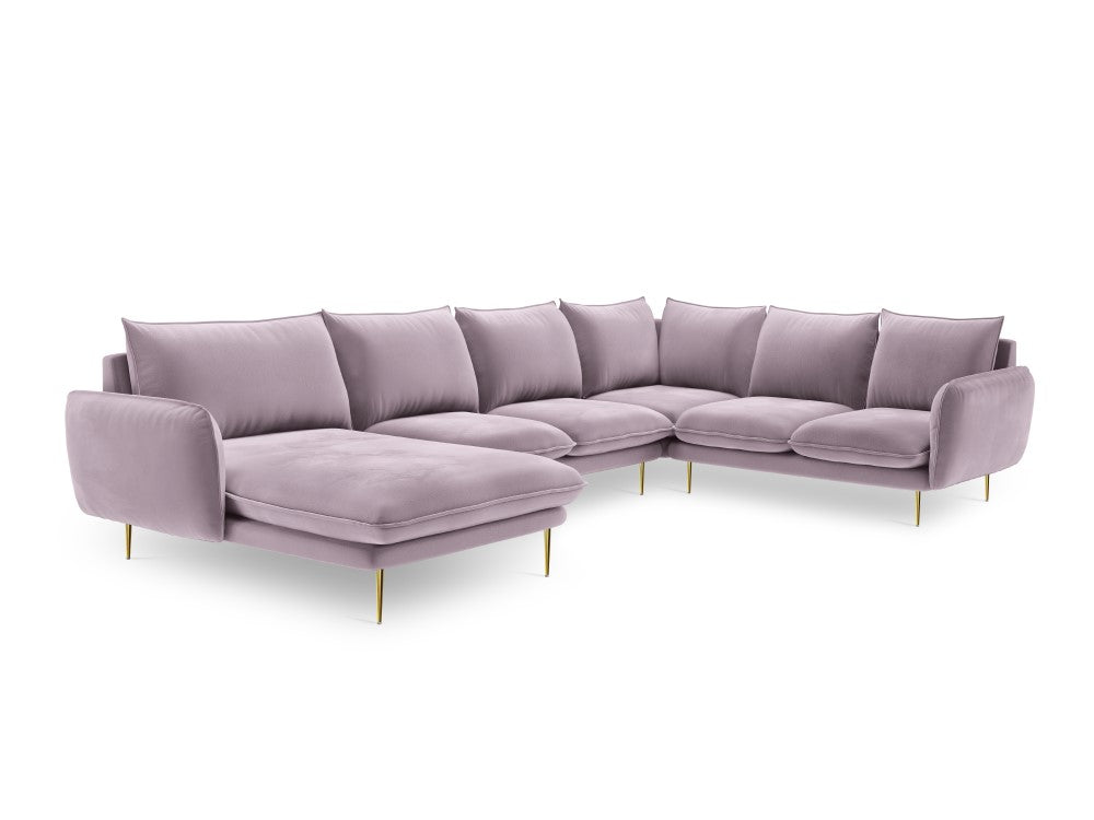 Dīvāns Cosmopolitan Design Vienna samta 330x235x95 cm lavandes - N1 Home
