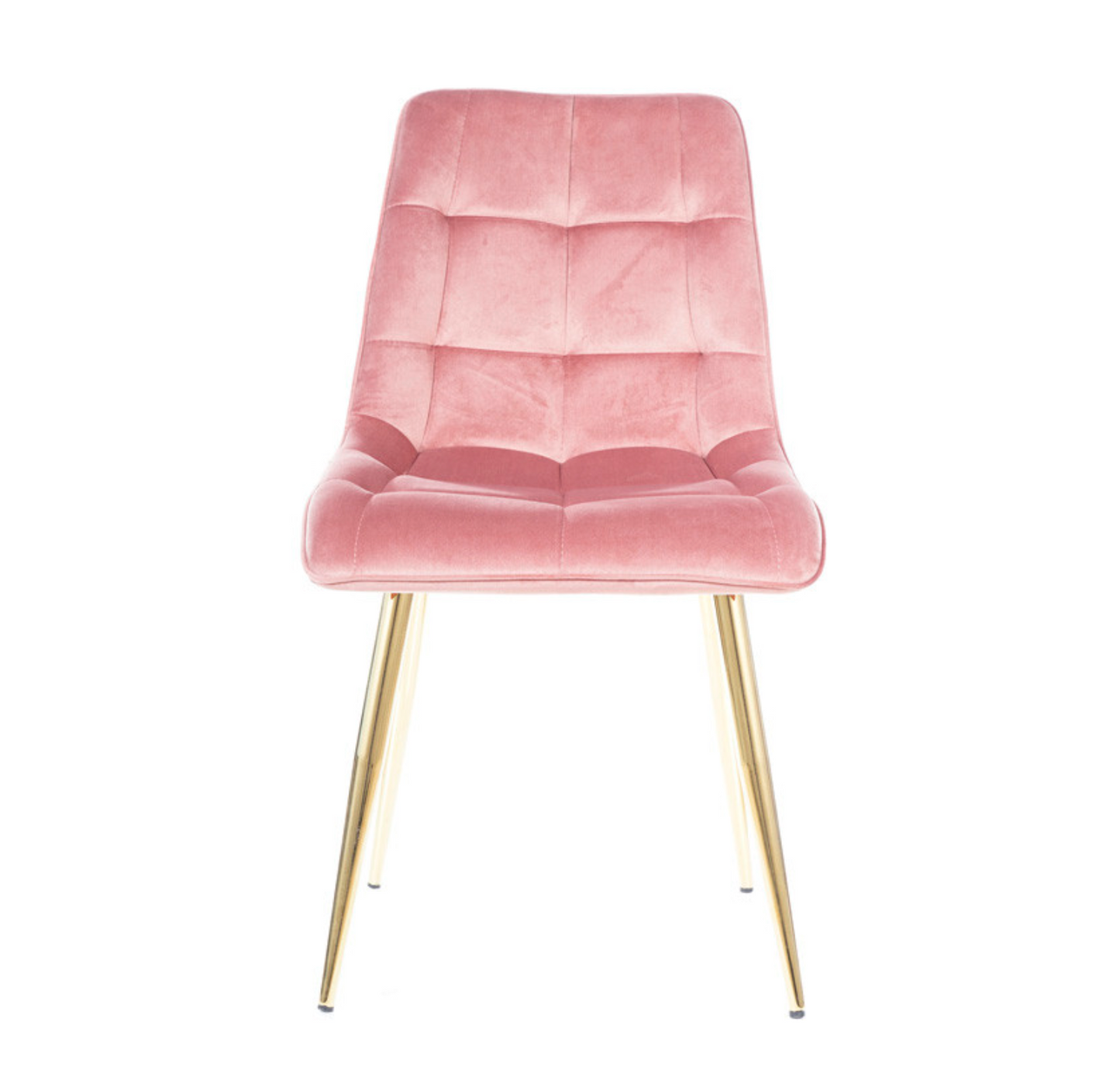 Chic Gold velvet krēsls antīki rozā