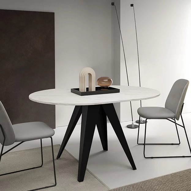 Galds Gera 90/76; 100/76 cm Marmur Bianco