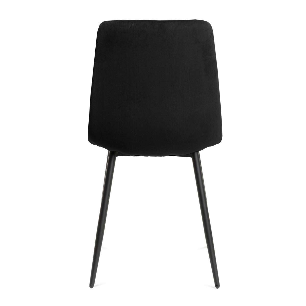 HILLEVI krēsls no melna auduma 44x57x88 cm
