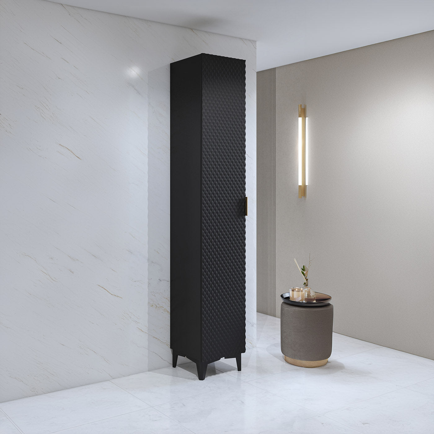 Skapis Lors 35/186/35 cm melns