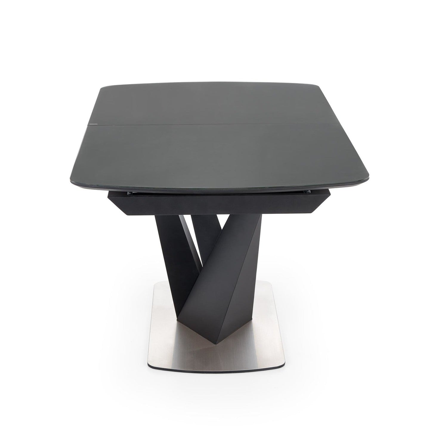 PT palīdzama galda augsme - tumši osni, kāja - melna 160-200/90/77 cm