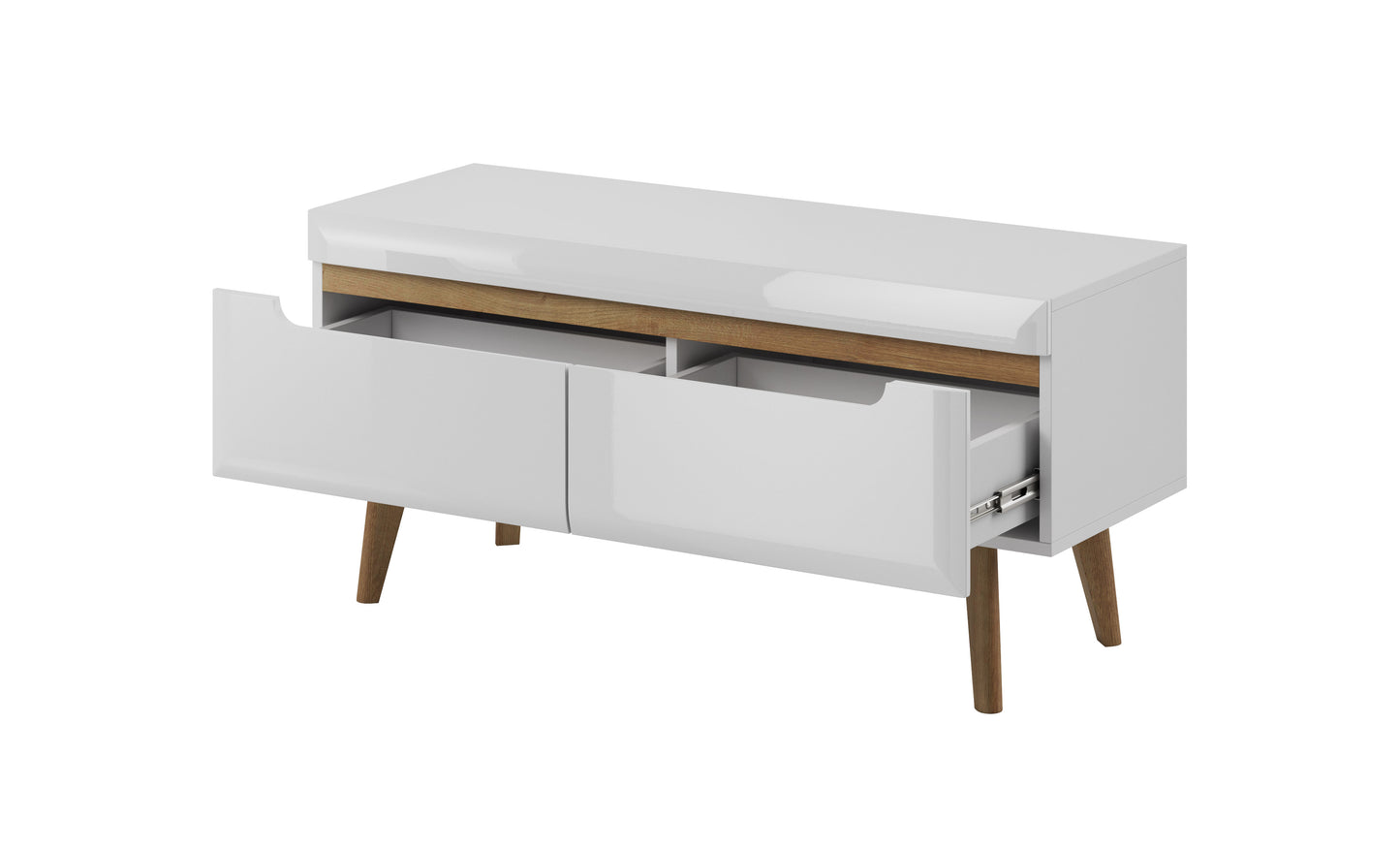 RTV kumode OST 107/50/40 cm balts - N1 Home