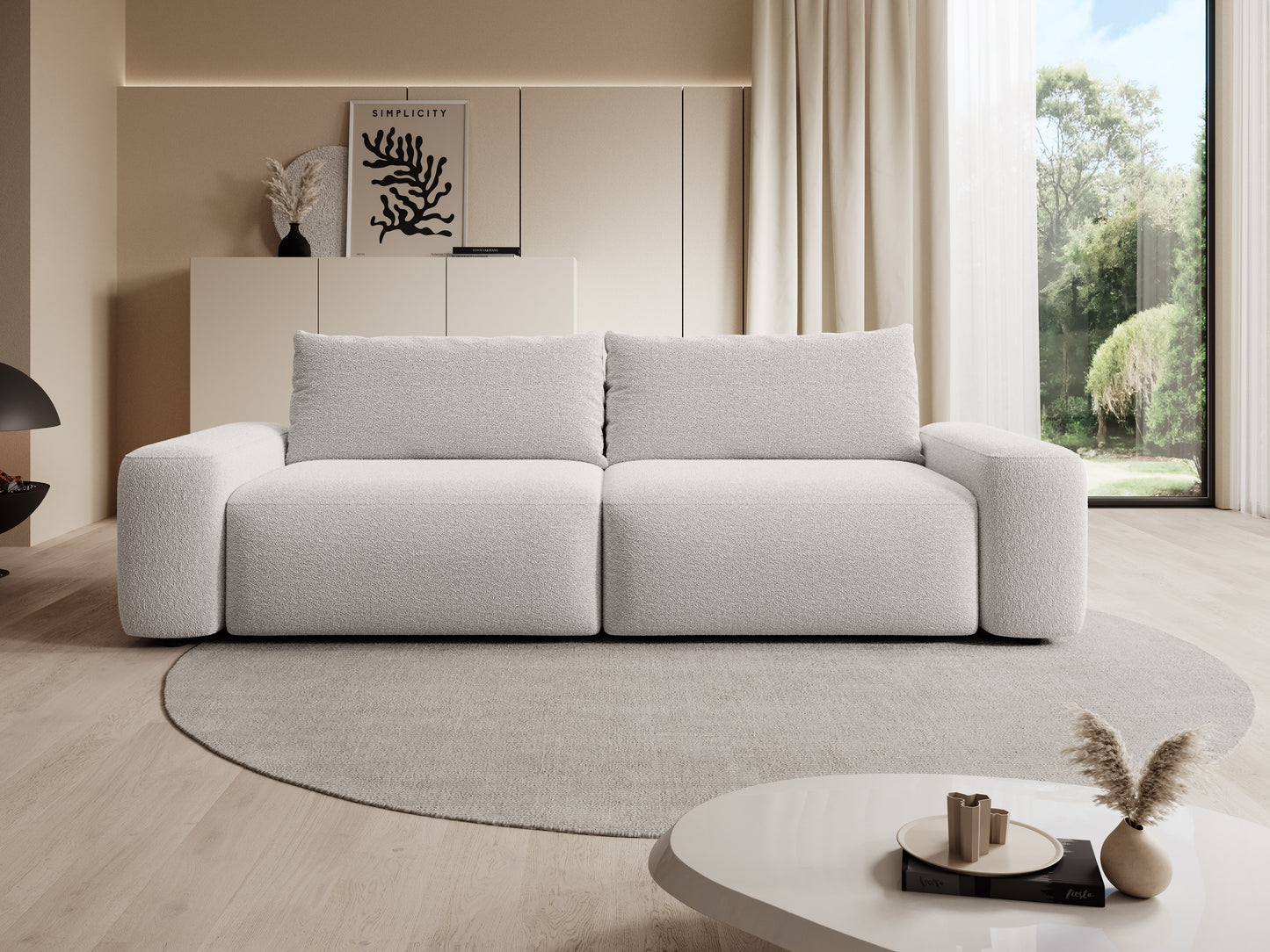 Dīvāns Loo 257/105/87 cm Lambi 9 - N1 Home