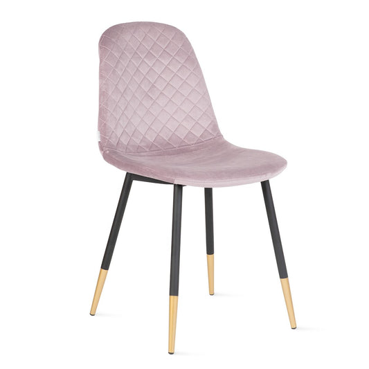 Samta krēsls NOIR rozā 44x52x85 cm