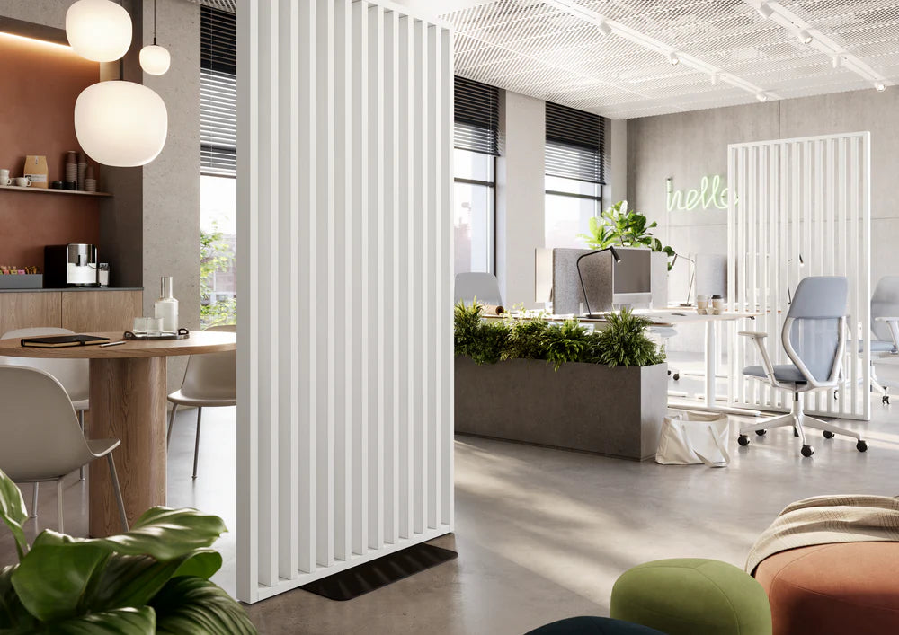 Starpsiena ar pamatni Glosa 99/200 cm balts