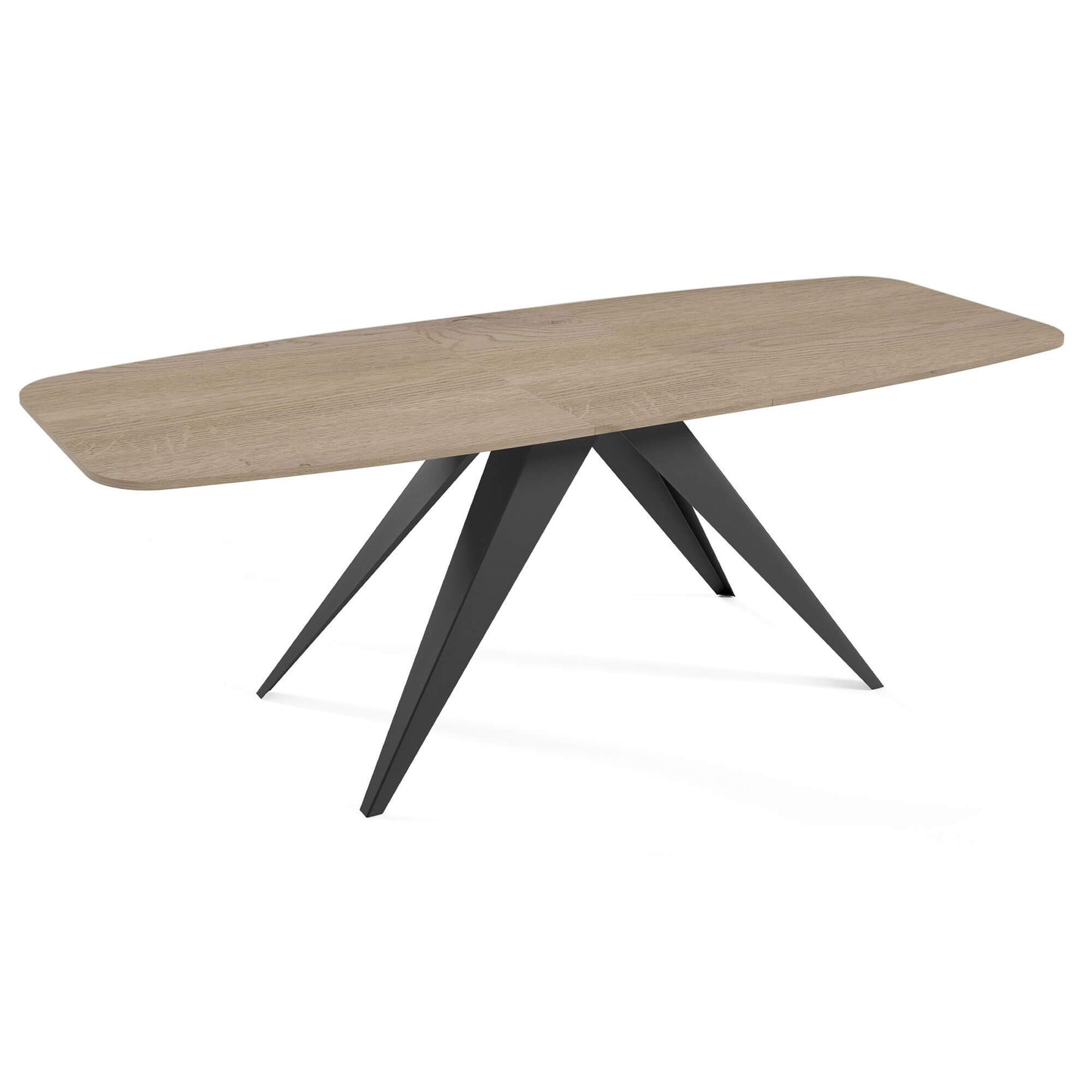 Galds Fery 76/160/80; 76/180/90 cm terrakota/melns - N1 Home