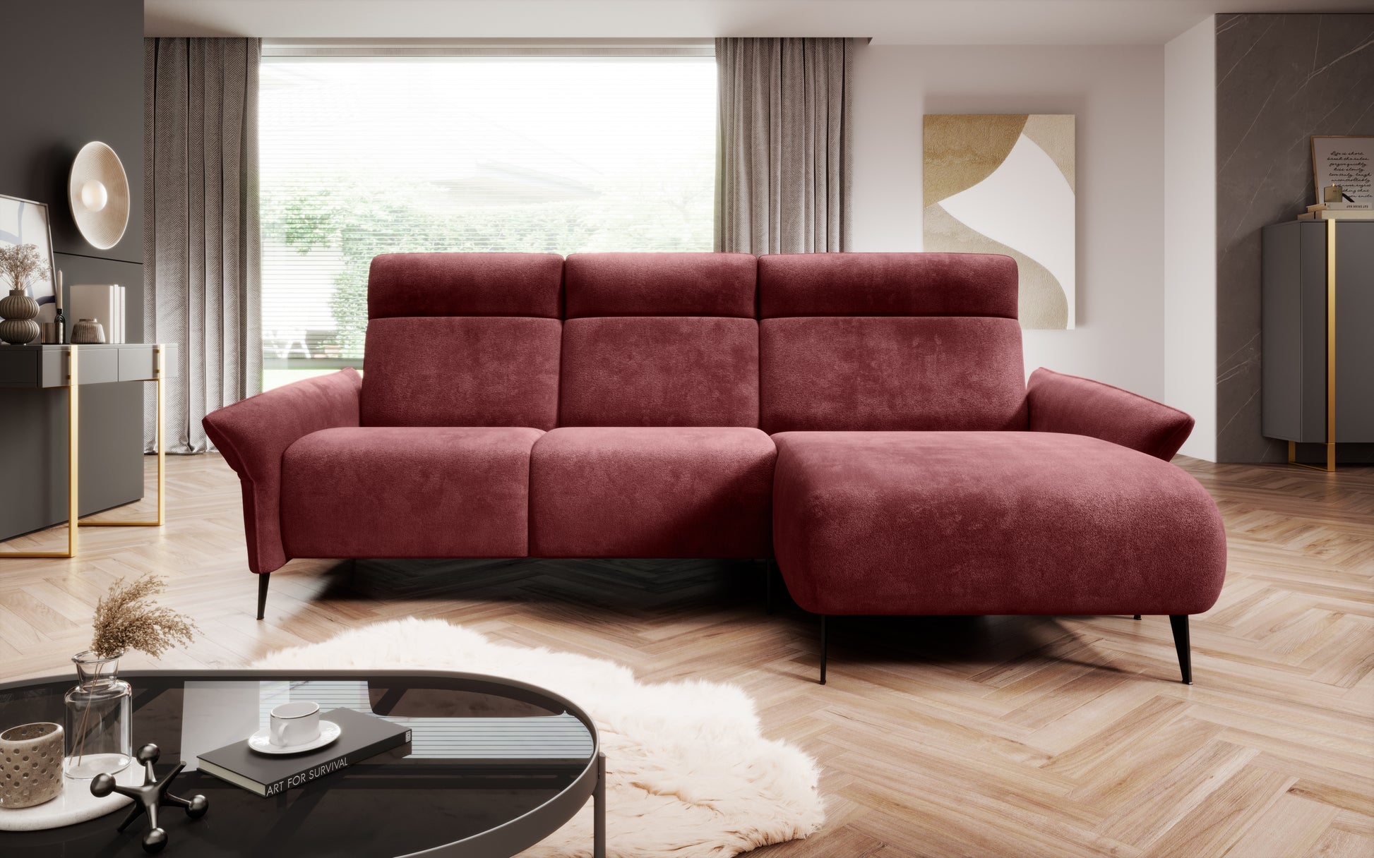 Dīvāns STELA 286/160/97 cm - N1 Home