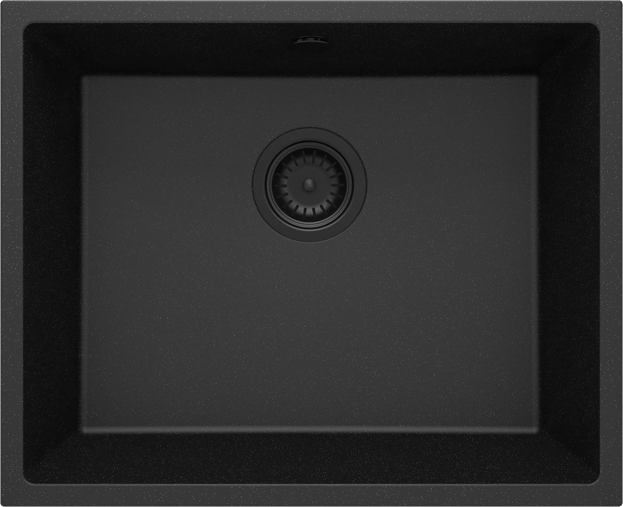 1-bļodas granīta izlietne ar iebūvētu izlietni Corda 540 x 440 x 200 grafīta metālisks - N1 Home