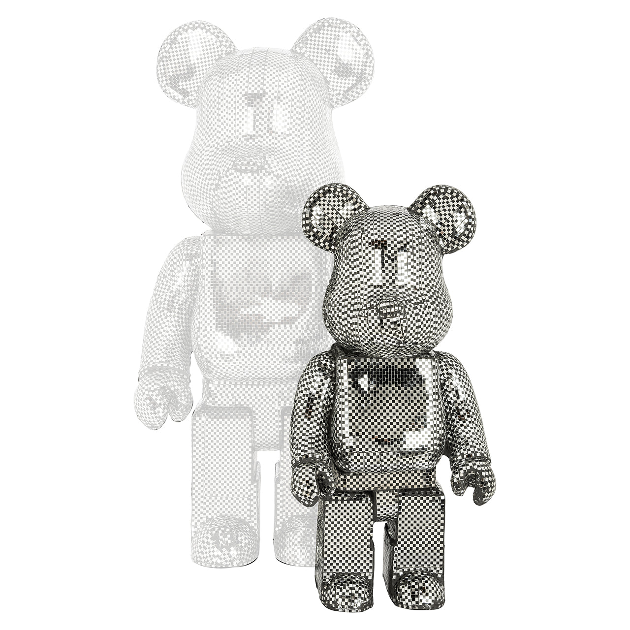 Dekoratīvs priekšmets Richmond Interiors Bear 70/32/25 cm sudraba - N1 Home